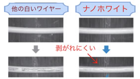 白いワイヤー